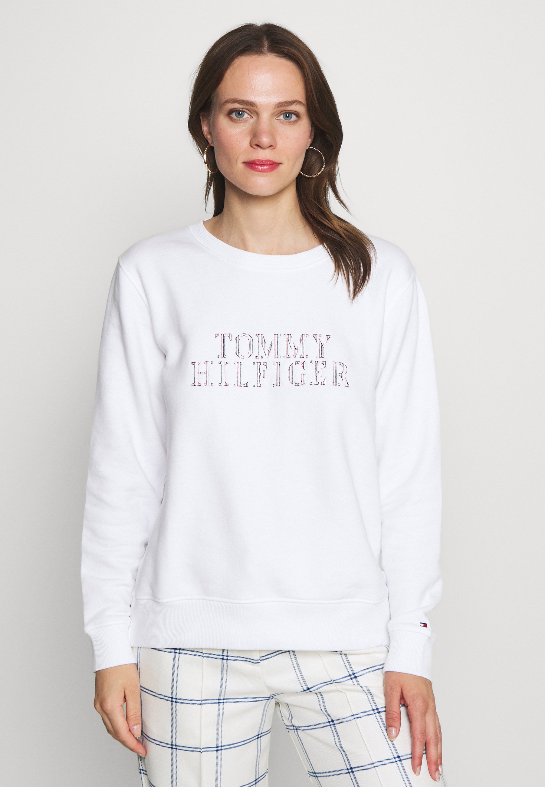 tommy white sweatshirt