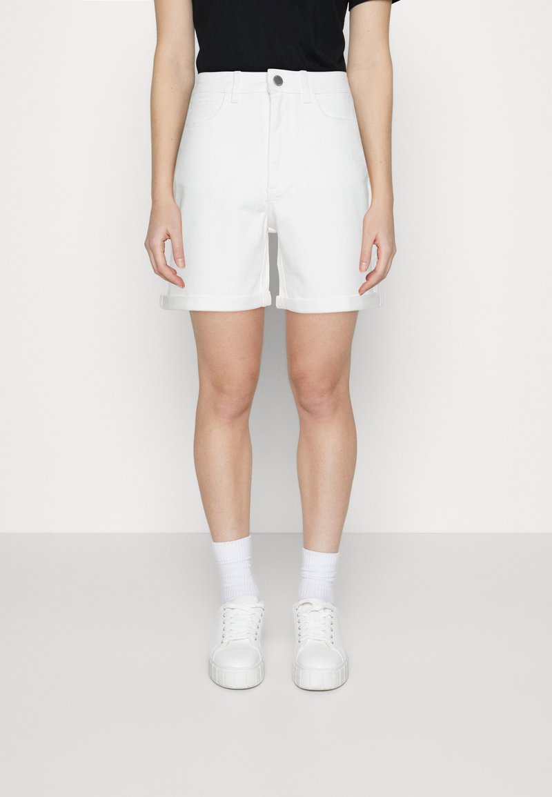 VILA VIJO - Short en jean - white denim