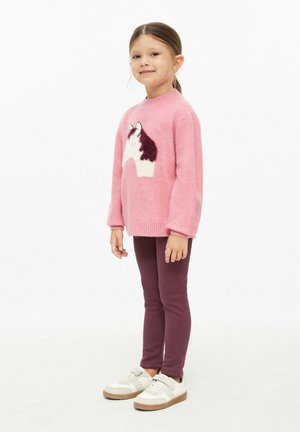 s.Oliver, LEGGINGS - Leggings - Trousers - bordeaux