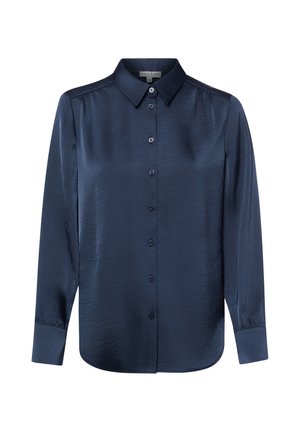 Marie Lund, MARIE LUND SATINBLUSE MANDY - Hemdbluse - marine