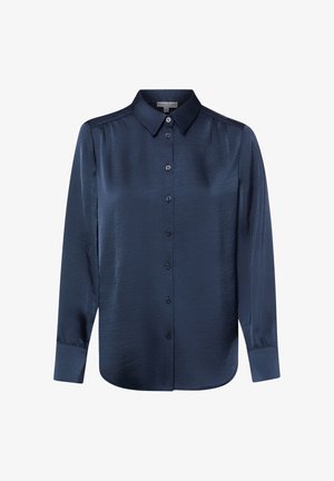 Marie Lund, MARIE LUND SATINBLUSE MANDY - Hemdbluse - marine