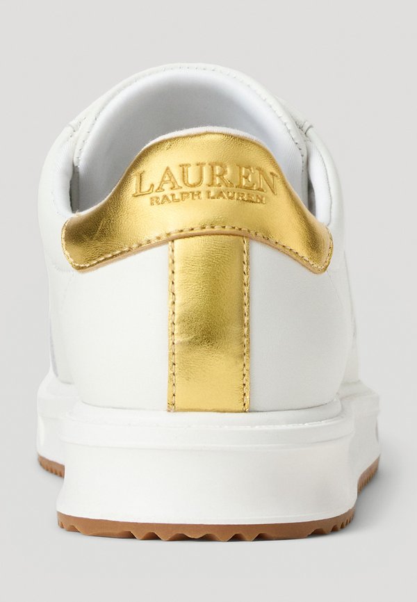 AINSLEY METALLIC-TRIM LEATHER SNEAKER - Trainers3