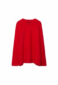 Stradivarius Strickpullover - red