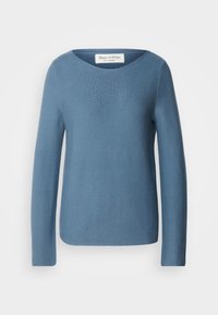 LONGSLEEVE BOAT NECK - Strickpullover - hazy blue