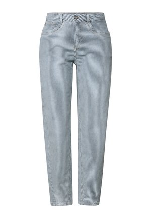 Street One, BARREL LEG JEANS IM LOOSE FIT MIT STREIFEN - Jeans baggy - indigo striped wash