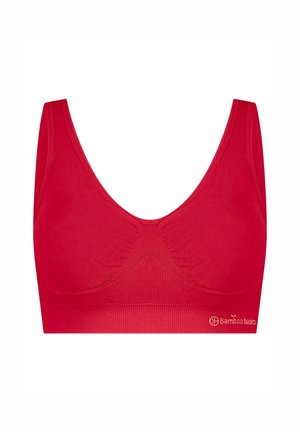Bamboo Basics 1 PACK - SEAMLESS PADDED - Brassière - red