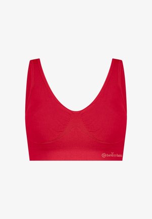 Bamboo Basics 1 PACK - SEAMLESS PADDED - Brassière - red