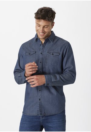 Shirt - dark blue denim