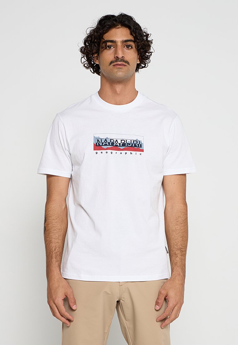 Napapijri T-shirt print wit