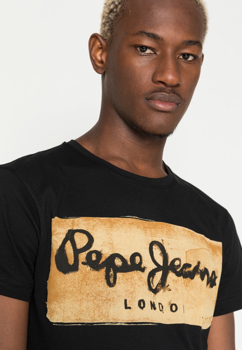 Pepe Jeans - Camiseta estampada - black/negro - Zalando.es
