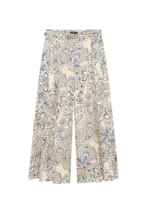Caroll, CAROLL CAROLL; FRENCH BRAND; FASHION; ELEGANT; MODERN HOCHGESCHNITTENE HOSE PINCEAU PRINT - Pantalon classique - ecru