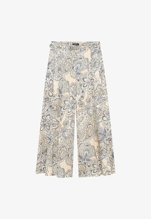 Caroll, CAROLL CAROLL; FRENCH BRAND; FASHION; ELEGANT; MODERN HOCHGESCHNITTENE HOSE PINCEAU PRINT - Pantalon classique - ecru