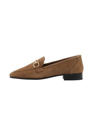 Mango WITH BUCKLE - Slip-ons - brown