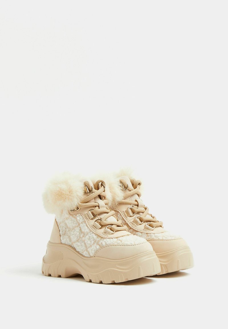Kinder Booties | River Island Snowboot/Winterstiefel cream/weiß - IQ06646 Kinder Booties | River Island Snowboot/Winterstiefel cream/weiß - IQ06646