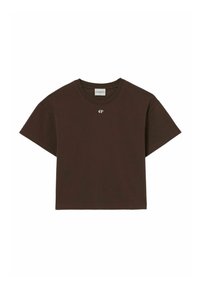 THERESE - T-shirt basique - marron