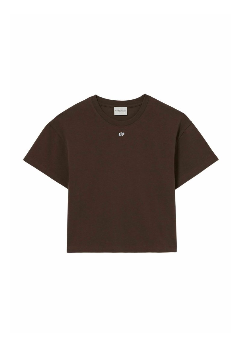 CLAUDIE PIERLOT T-shirt basic bruin