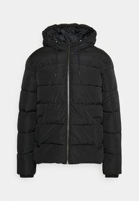 MELVIN QUILTED HOOD  - Zimní bunda - black/phantom/griffin