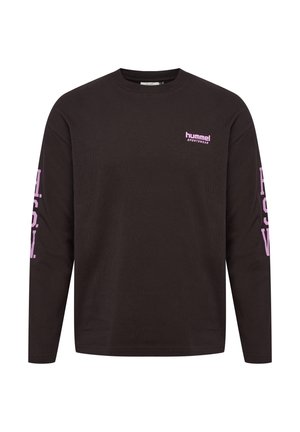 Hummel LOOSE STADIUM - Long sleeved top - after dark