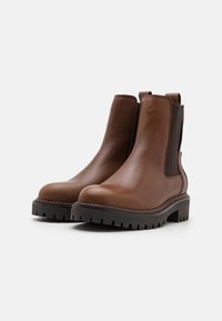 Marc O'Polo PHIA - Platform ankle boots - cognac
