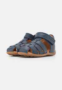 Bisgaard CARLY UNISEX - Lær-at-gå-sko - navy