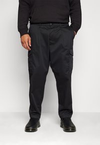 Jack & Jones - JPSTBILL JJCLEAN TAPERED - Pantalon cargo - black Image miniature 1