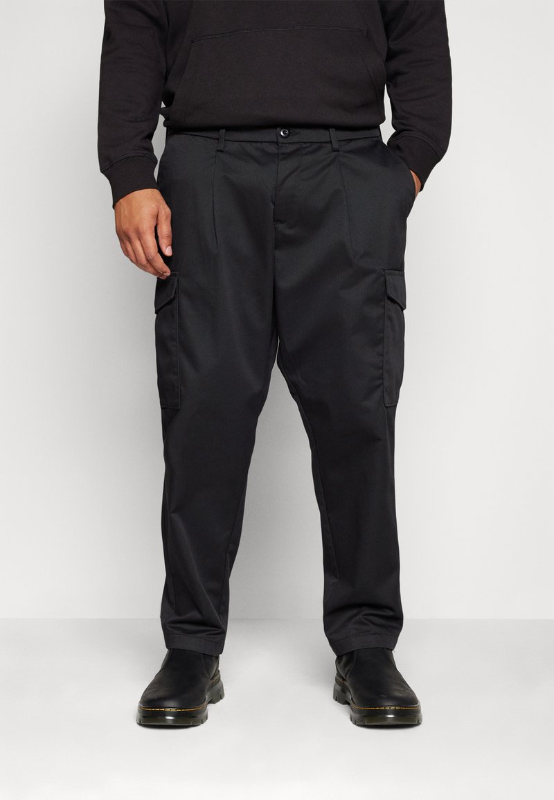 Jack & Jones JPSTBILL JJCLEAN TAPERED - Pantalon cargo - black