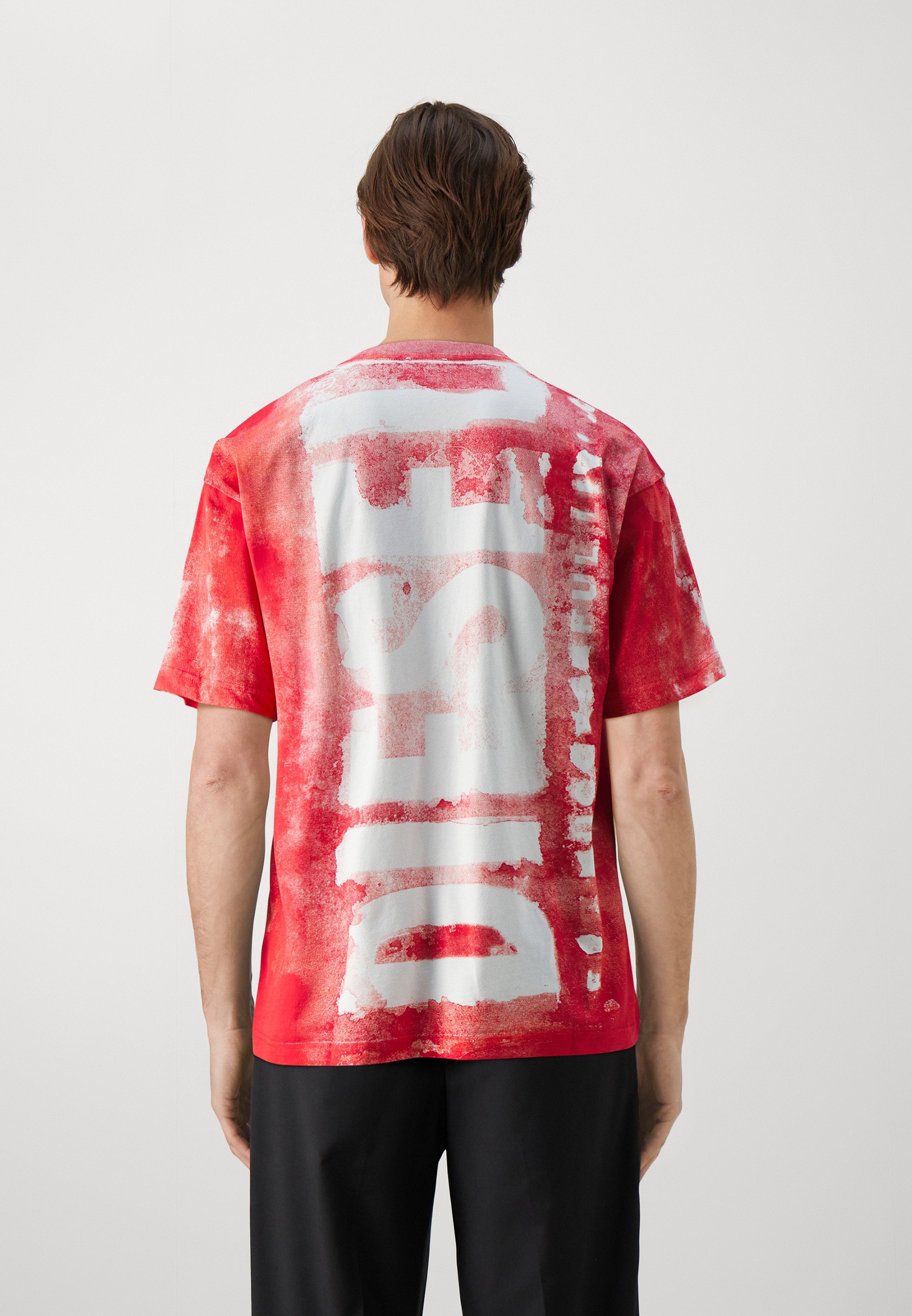 Diesel Print T-shirt - red - Zalando Diesel Print T-shirt - red - Zalando