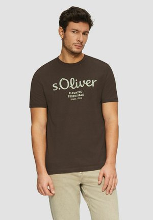 Print T-shirt - braun