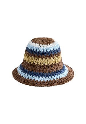 Next, BUCKET HAT - Hat - yellow and blue stripe