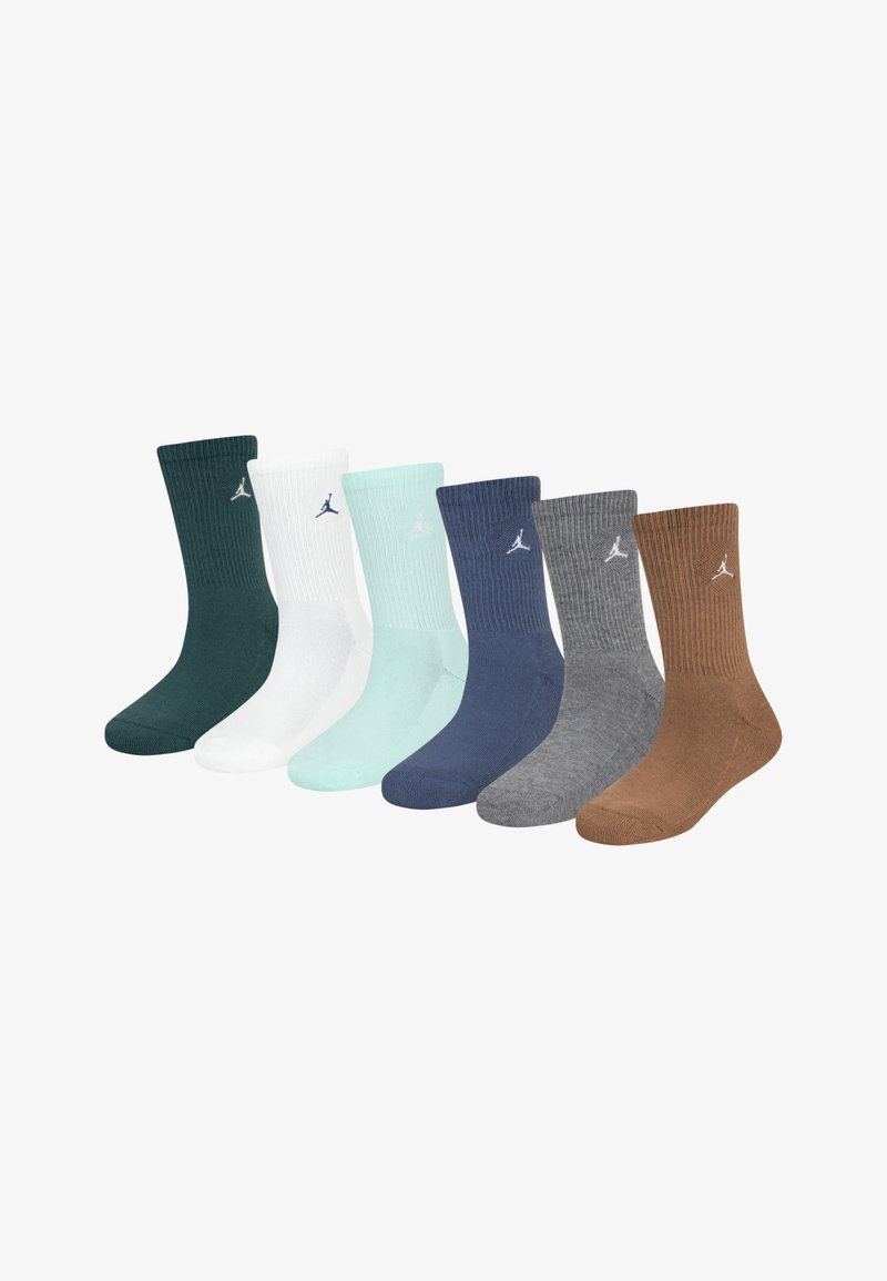 Jordan EVERYDAY ESSENTIALS UNISEX 6 PACK - Calcetines - oxidized green