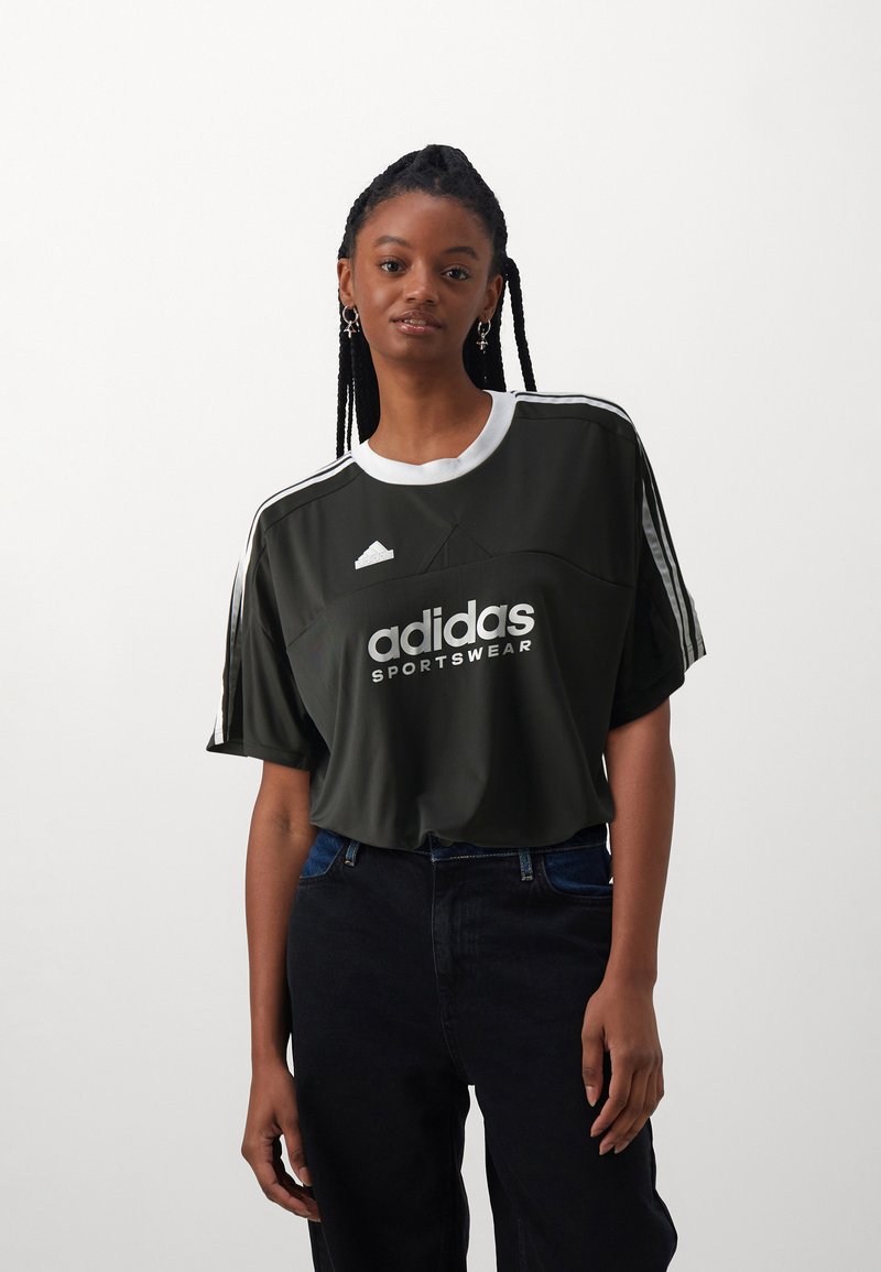 adidas Sportswear - TIRO TEE - T-shirts print - black, Forstør