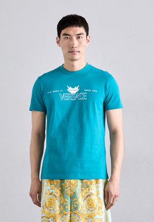 COMPACT LOGO  - T-Shirt print - dark sea green