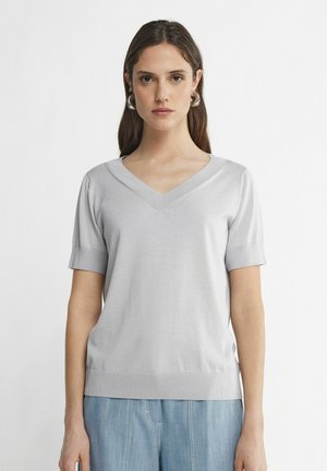 T-shirt basique - weiß pearl