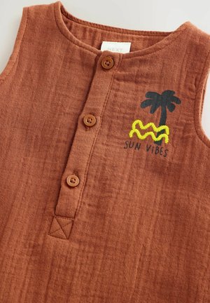 Next REGULAR FIT ROMPER - Haalari - rust brown