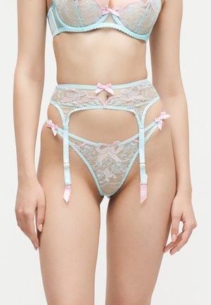 Agent Provocateur, LISETTA SUSPENDER  - Strumpfhalter - mint/baby pink