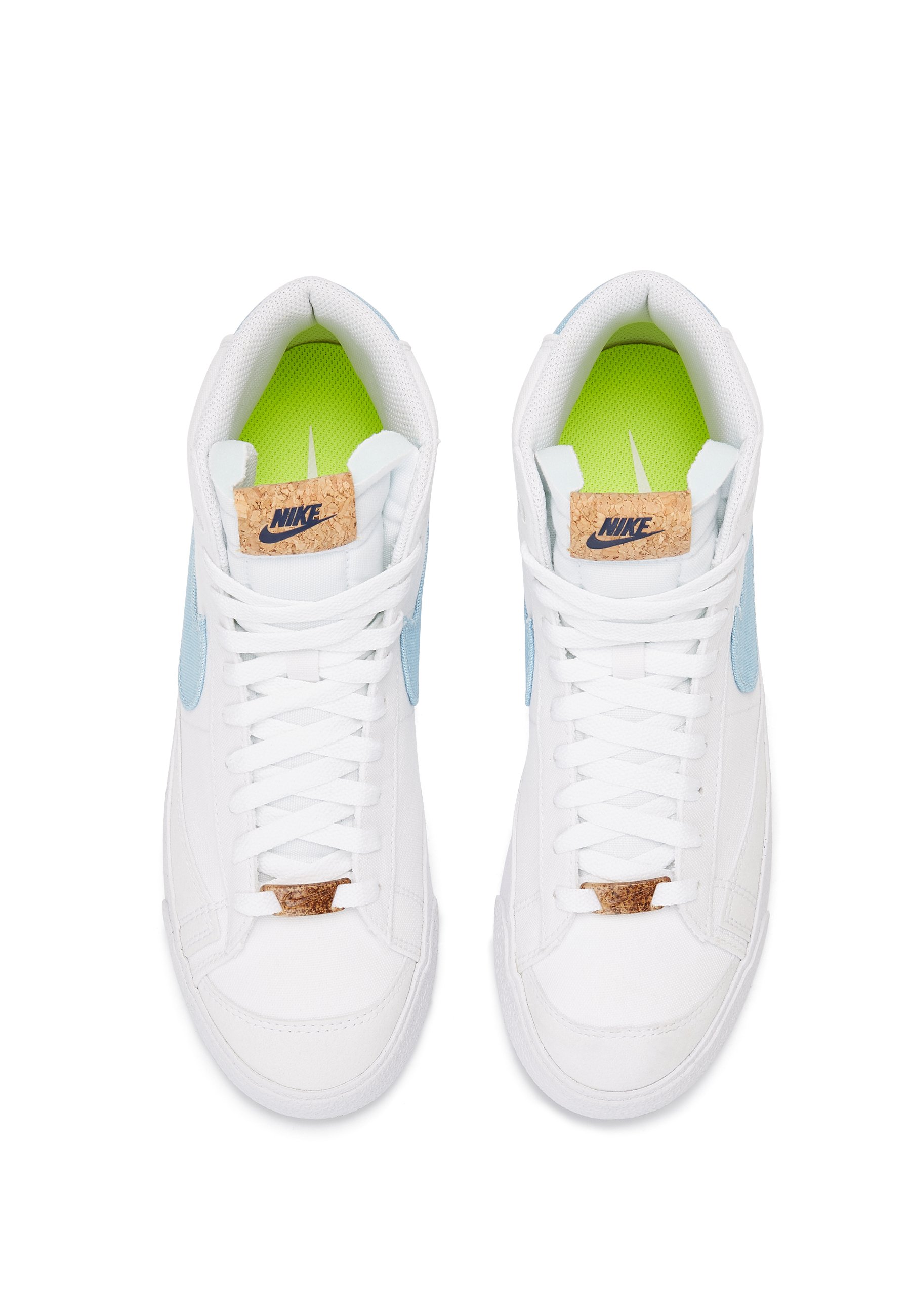Nike Sportswear BLAZER MID '77 - Sneakers hoog -  white/obsidian/multicolor/wit - Zalando.nl