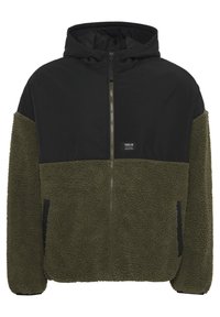 Solid Forro polar - evergreen