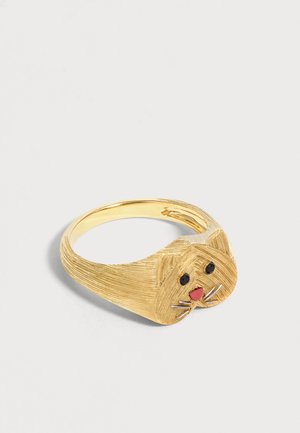 Yvonne Leon, MINI CHEVALIÈRE CHATON - Ring - yellow gold-coloured