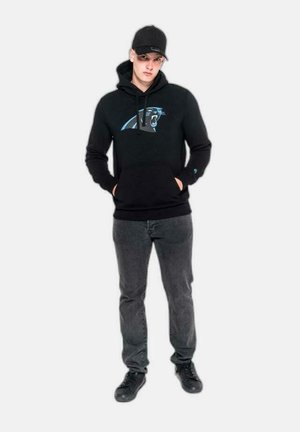 New Era CAROLINA PANTHERS NFL TEAM LOGO - Kapuzenpullover - schwarz