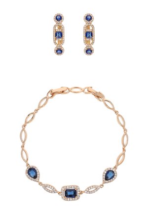 SET - Oorbellen - rose gold-coloured navy