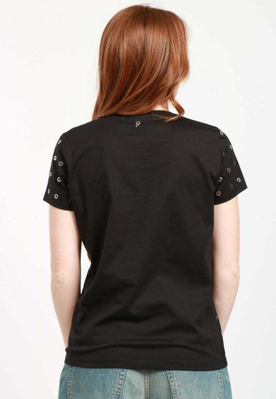 Dondup T-shirt con stampa - black