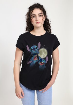 Henry Tiger LILO & STITCH THREE STITCH MOON - T-shirt z nadrukiem