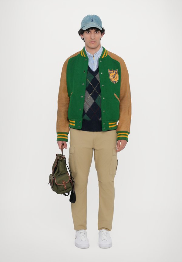 VINTAGE-INSPIRED LETTERMAN JACKET - Bomber Jacket3