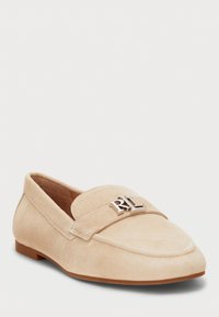 Lauren Ralph Lauren AVERI III SUEDE LOAFER - Loaferit/pistokkaat - sand dune