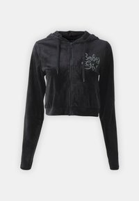 Noisy May NMVALERIE ZIP HOODIE - Φούτερ με φερμουάρ - black