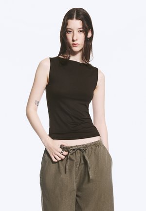 Weekday ANNIE  - Top - dark brown