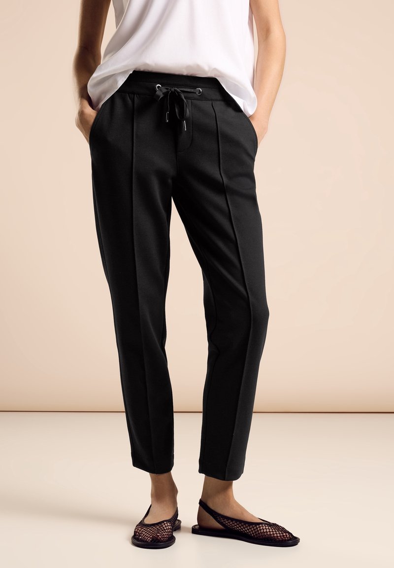 Street One Träningsbyxor - black