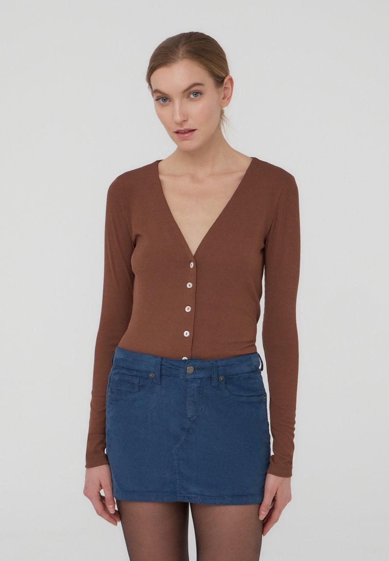 Terranova Cardigan - marrone