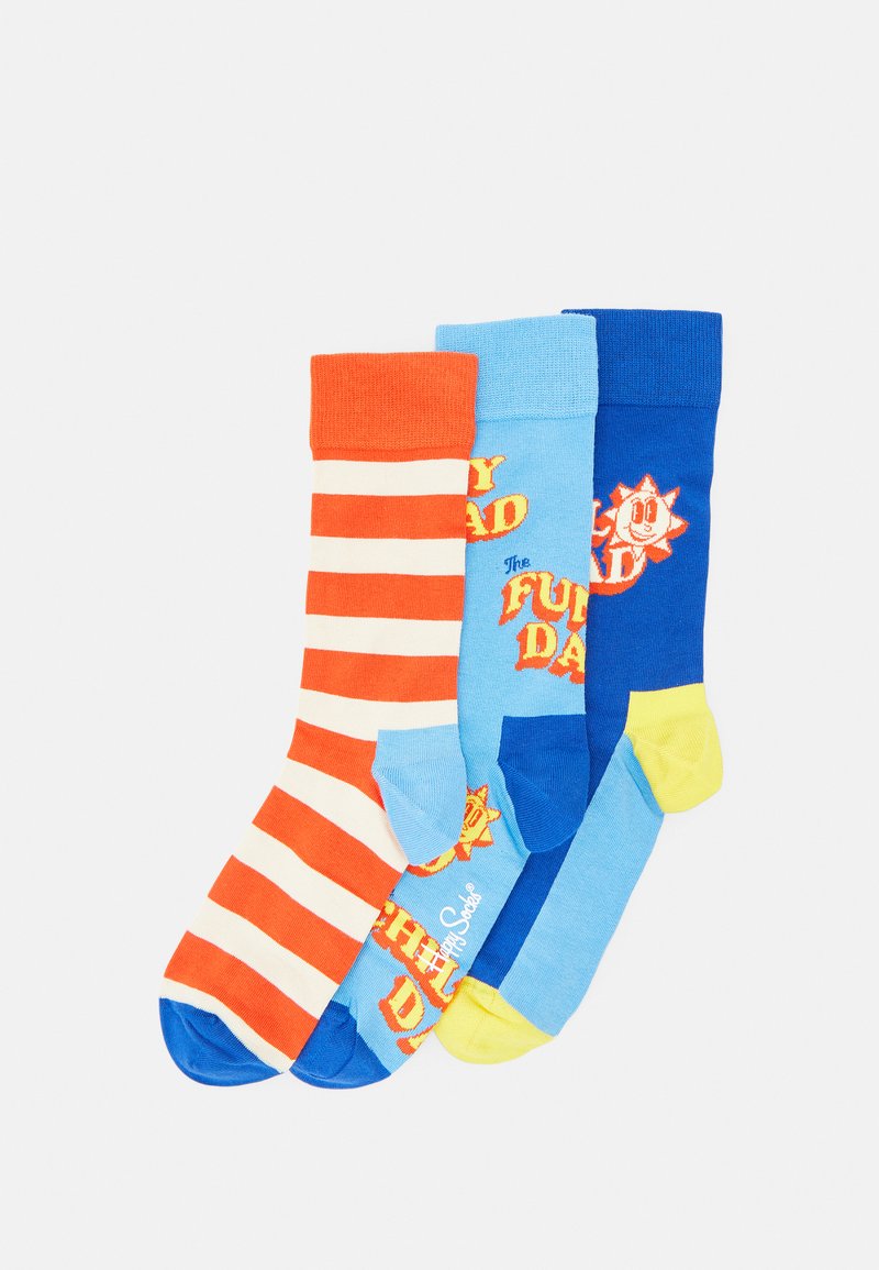 Happy Socks FATHER OF THE YEAR GIFT UNISEX 3 PACK Socken orange