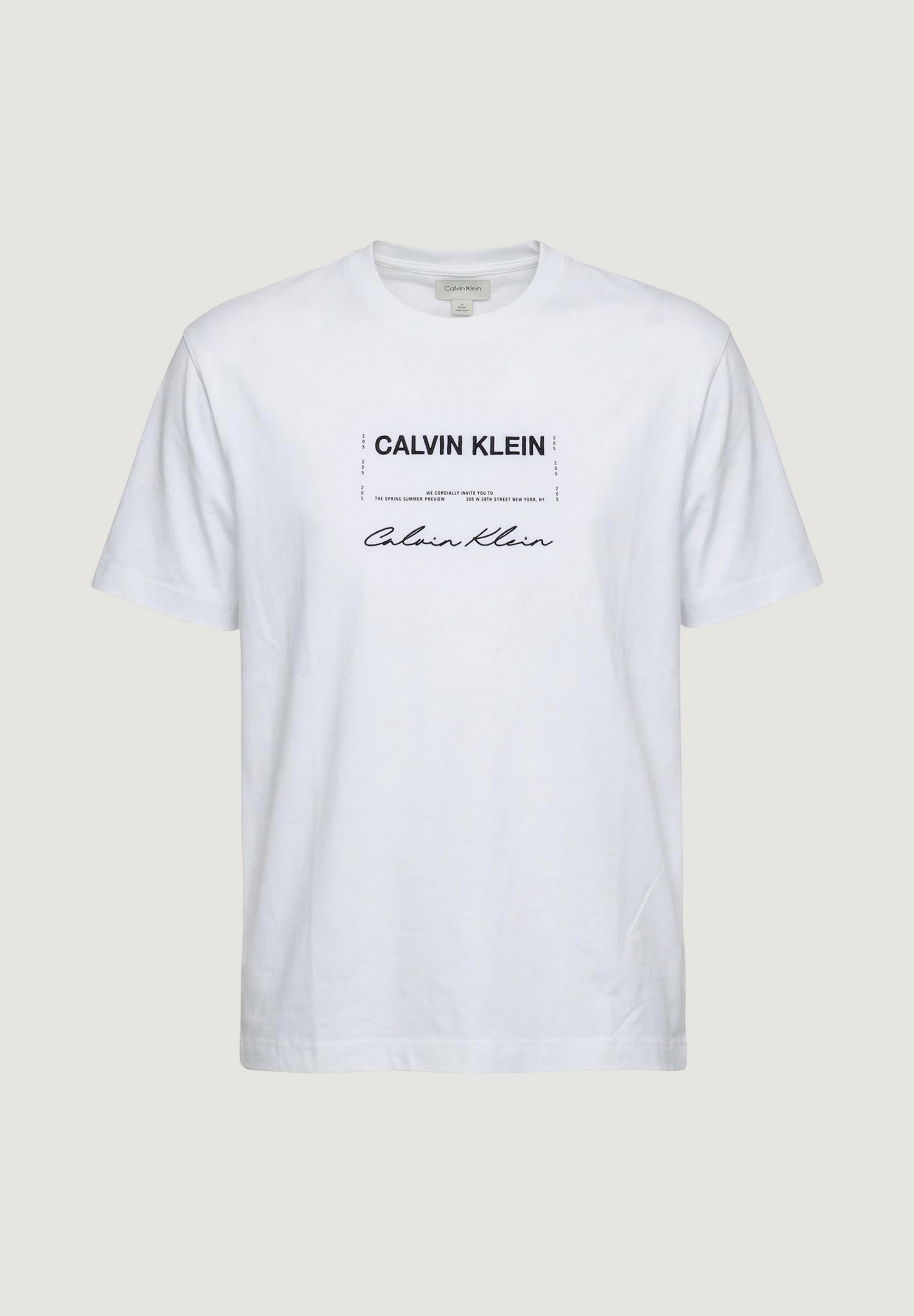 Calvin Klein Jeans LV04RE827G - Triko s potiskem - white